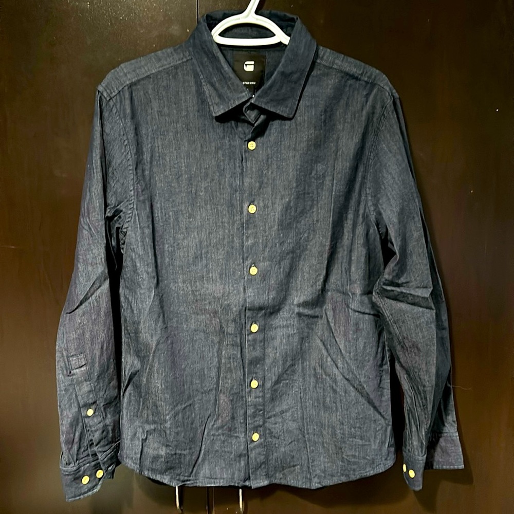 G-Star Raw Denim Dress shirt men’s large